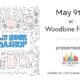 Poster advertising The Great Beer Mashup on May 9 at Woodbine Food Hall, presented by Broadway Media; tickets at utahbrewersguild.org.
