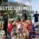 Promotional banner for the 2nd Annual Majestic Scramble at Brighton, showing kids outdoors with event text and "$30 Includes Lift Ticket".