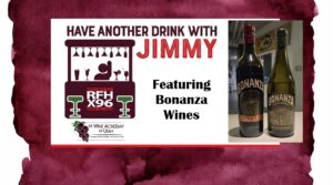 Post 07102026 - X96 Promotional banner: “Have another drink with Jimmy” featuring Bonanza Wines, with two wine bottles on the right and The Wine Academy of Utah logo on the left.