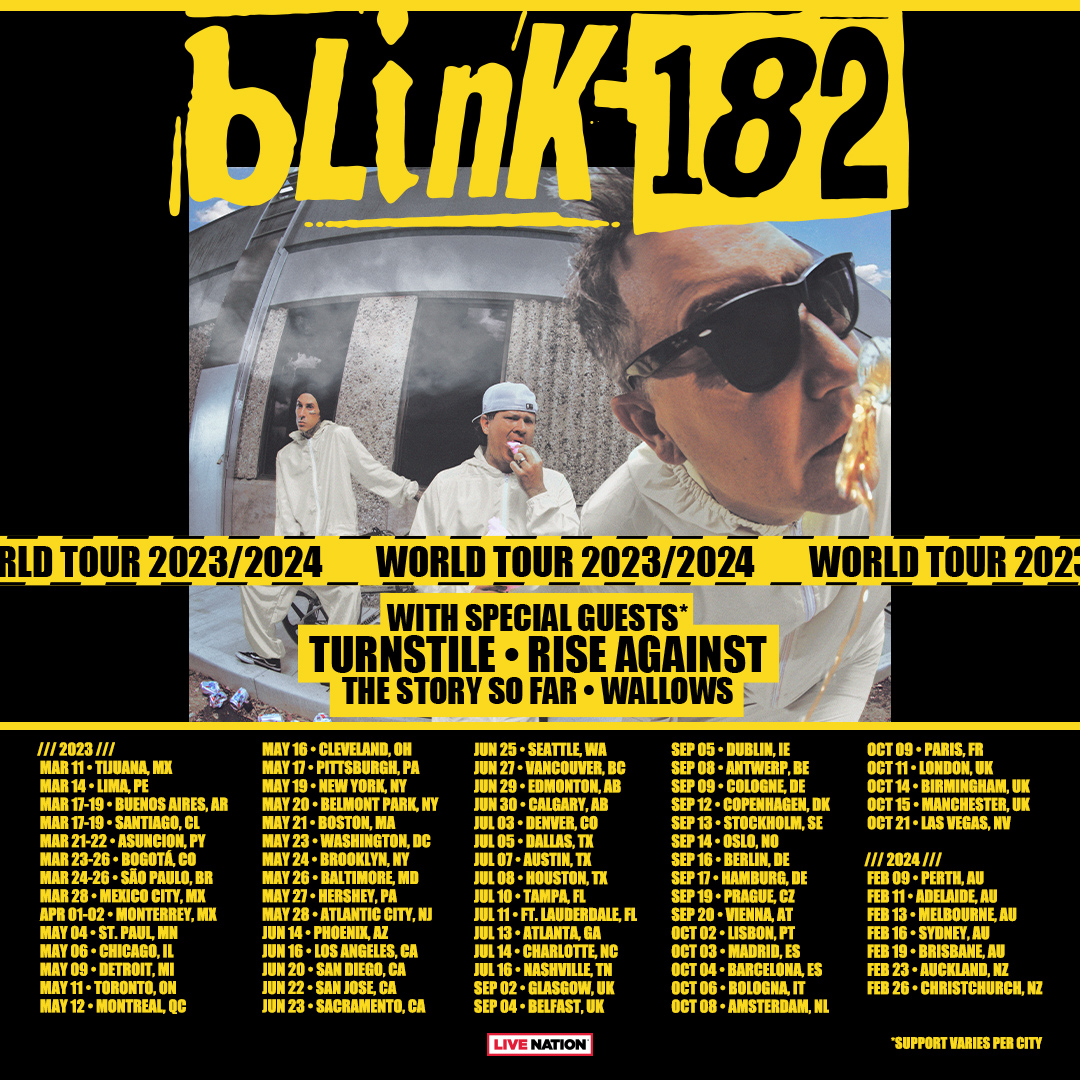 blink-182 tour