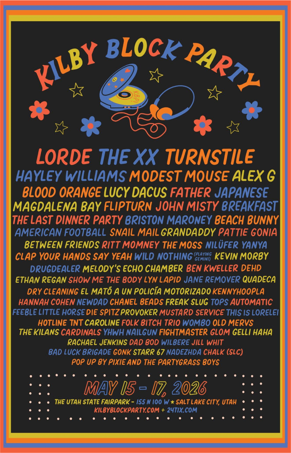 kilby lineup 2026 - X96