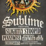 Festival poster for Sublime Festival featuring Slightly Stoopid, Pennywise, Long Beach Dub All Stars in Salt Lake City, UT on 7.18.26