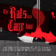 Concert poster advertising a Smashing Pumpkins show on October 29 at Delta Center, with bold red typography and a dark collage design.