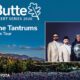 RedButte Outdoor Concert Series 2026 poster advertising Fitz and the Tantrums with Dylan Chambers, outdoor venue and crowd at the bottom edge of the image